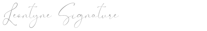 Leontyne Signature